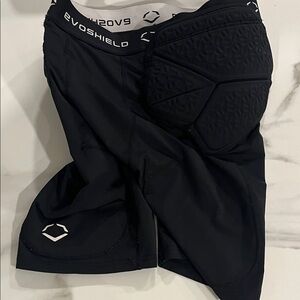 EvoShield Black Football Girdle Shorts